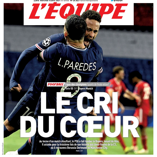 Fantastic Epic Paris Are Contenders The World S Press Reacts Paris Saint Germain