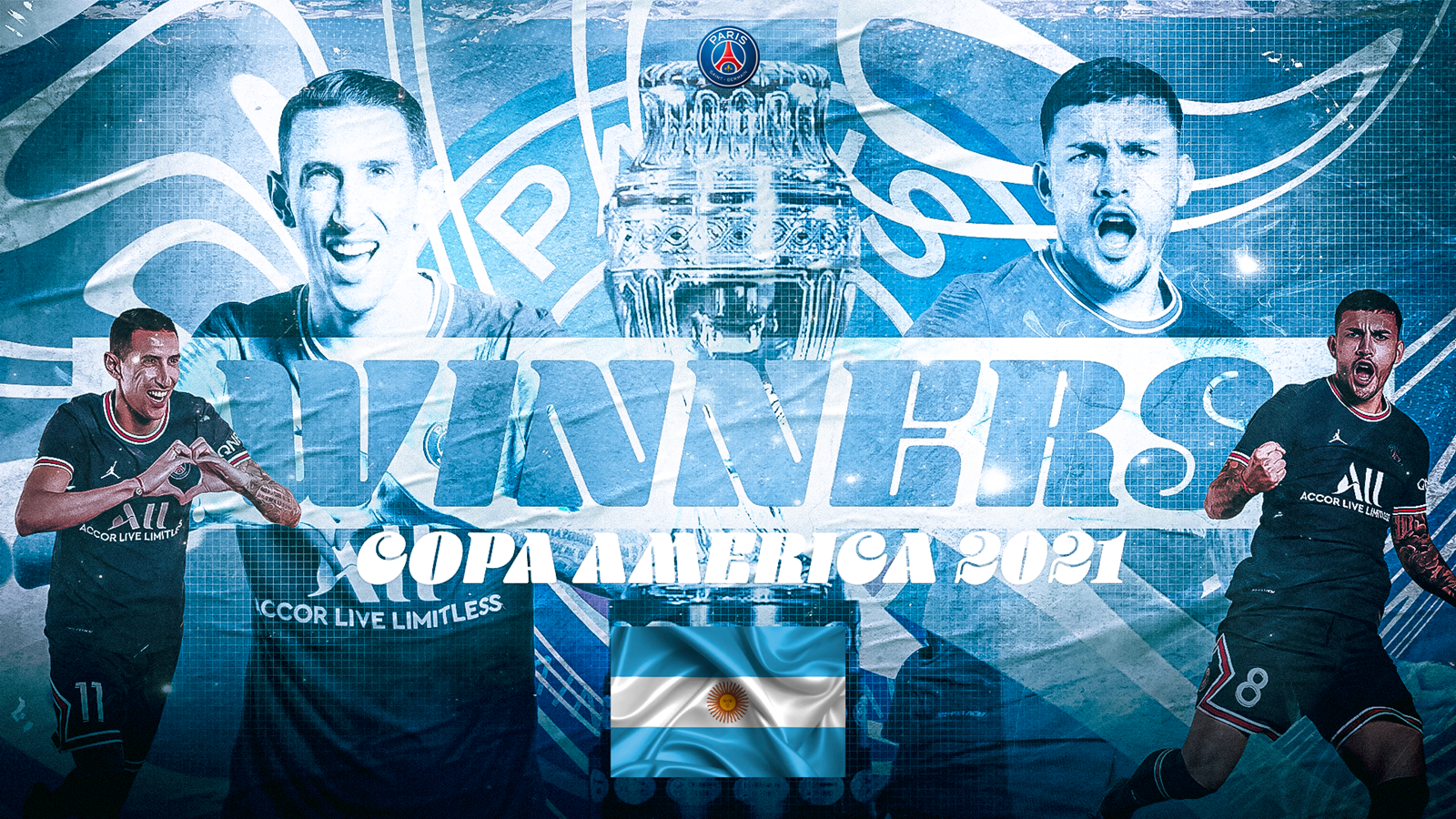 Di Maria and Paredes crowned champions with Argentina! | Paris Saint-Germain Di Maria and Paredes crowned champions with Argentina! | Paris Saint-Germain