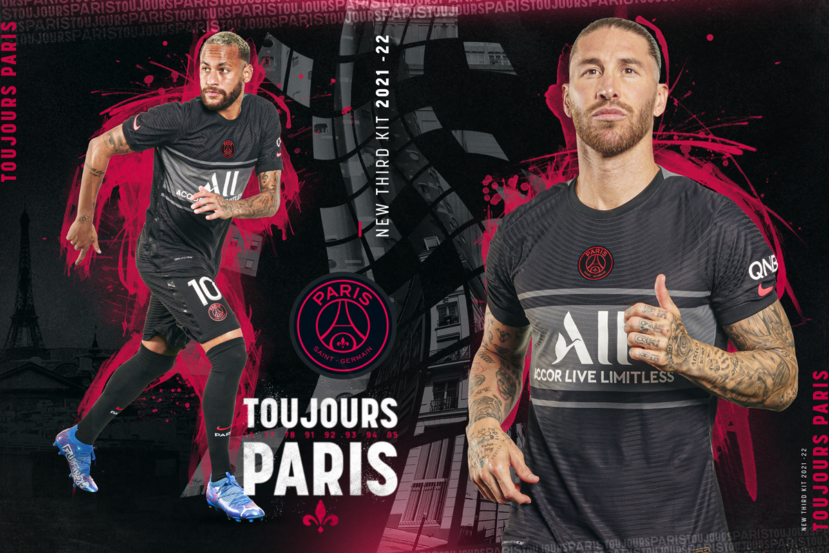 Paris Saint-Germain launch a striking new third kit | Paris Saint-Germain