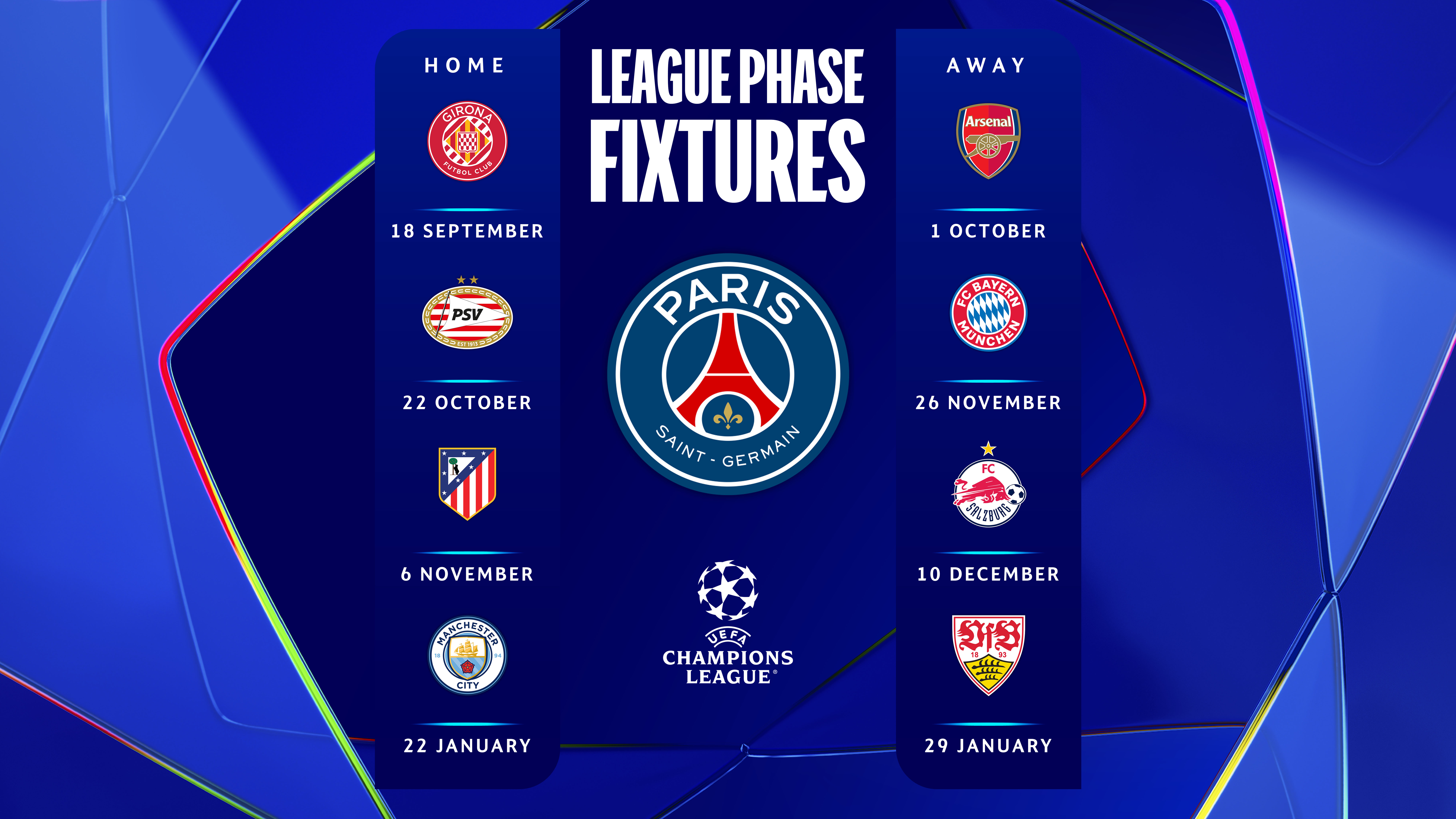 Psg fixtures and results discount